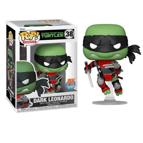 Funko Pop Leonardo de Negro 38 - As Tartarugas Ninja Edição Especial