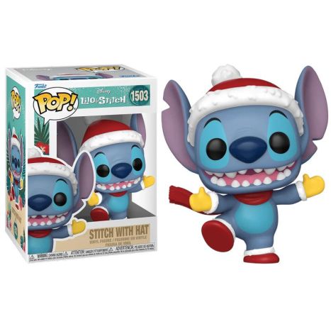 Funko Pop Stitch com Gorro e Luvas 1503 - Lilo & Stitch