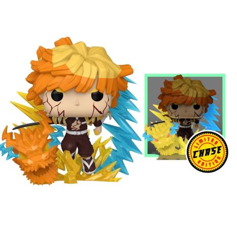 Funko Pop Zenitsu Agatsuma 2502 - Demon Slayer (Opção Chase Aleatória)