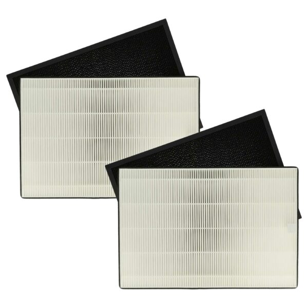 vhbw Conjunto de 4 Filtros Substitui Ideal 8736001 para Purificador de Ar - HEPA, Carvão Ativo
