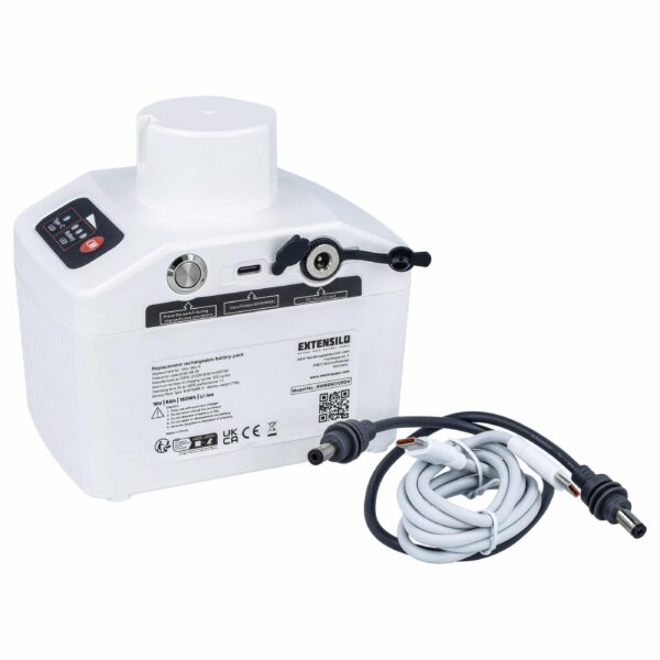 Bateria vhbw para Starlink Mini e Starlink Mini X, 8000 mAh, 19 V Li-Ion, com cabos