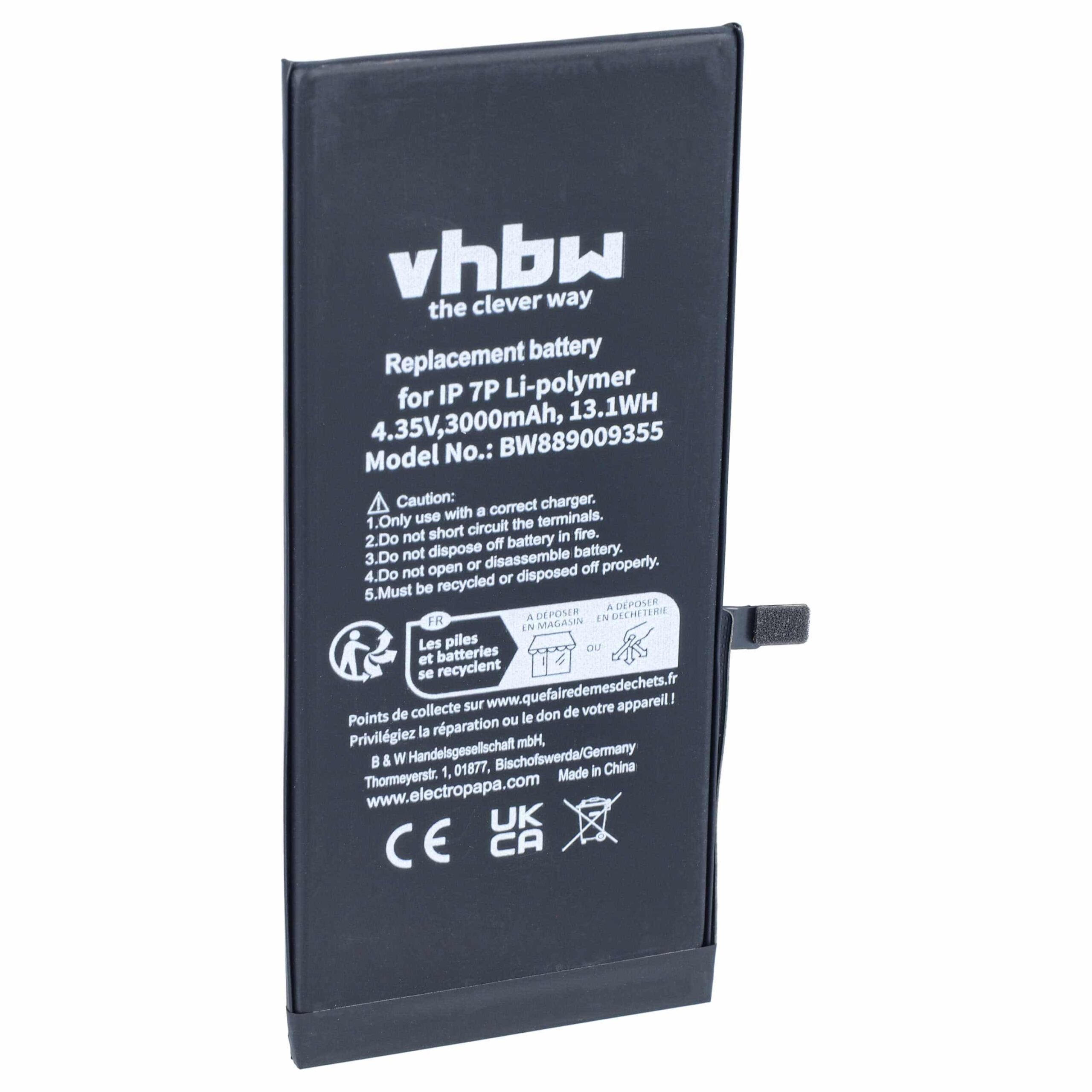 Bateria vhbw de 1200 mAh para Apple iPhone 7 Plus