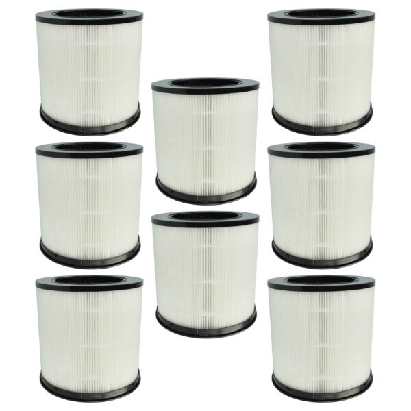 8x Filtro de Substituição vhbw para Xiaomi Smart Air Purifier 4 Compact - Pré-Filtro + EPA + Carvão Ativado