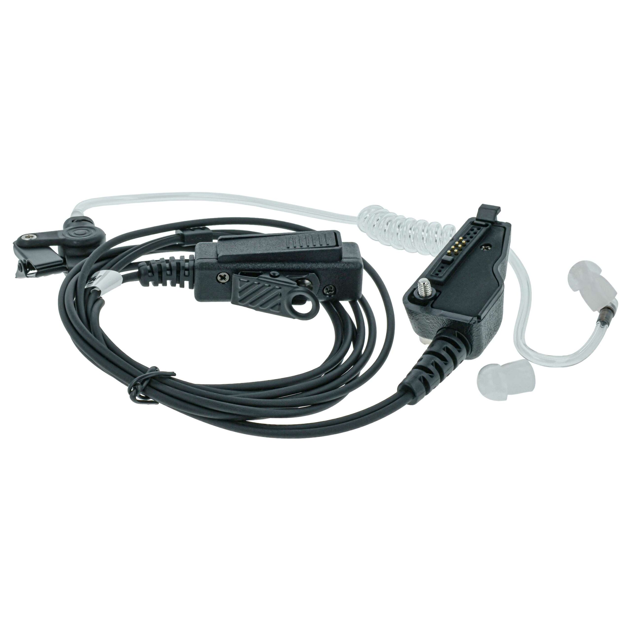 5x Auricular de Segurança vhbw com Microfone PTT para Kenwood TK-2140E e Rádios - Image 2