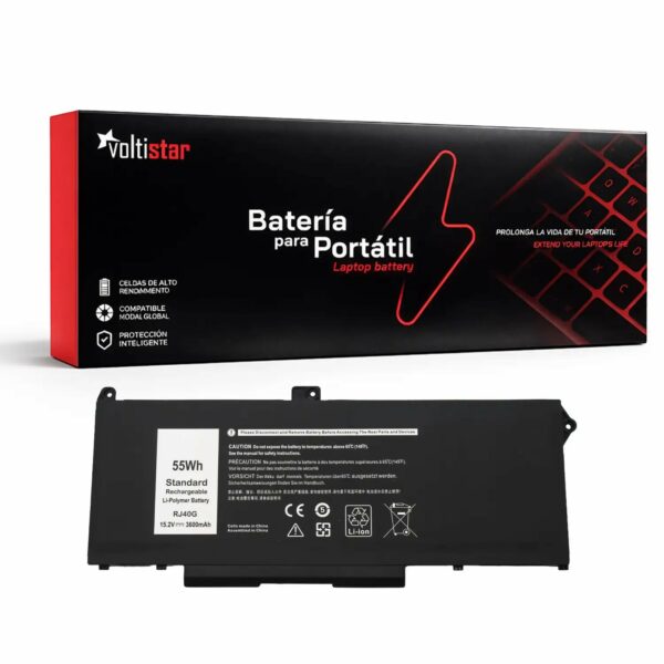 Bateria para Portátil Dell Latitude 5420 5520 Precision 3560 Series | RJ40G 55WH - Green Computer