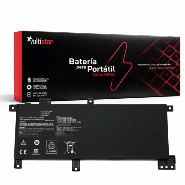 Bateria para Portátil ASUS VivoBook X456 Series | C21N1508 C21PQ9H 28Wh - Green Computer