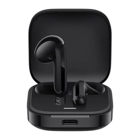 Auscultadores Sem Fios Xiaomi Redmi Buds 6 Active - Com Micrófono e Estojo de Carga - Preto