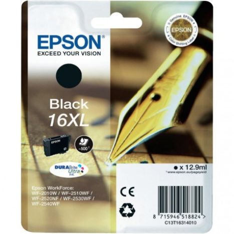 Cartucho Original Epson 16XL Preto - C13T16314010