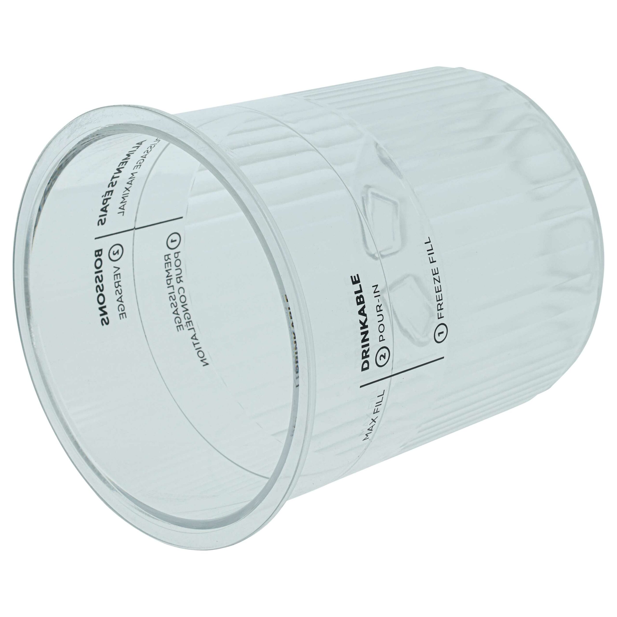 vhbw Conjunto de 4 recipientes de 680 ml para máquinas de gelados Ninja CREAMI NC500 e NC501, sem BPA - Image 3