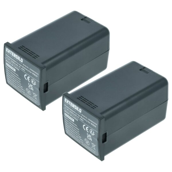 Bateria EXTENSILO para Flash Godox AD200, AD200pro, WB300P - 3200 mAh 14.8 V