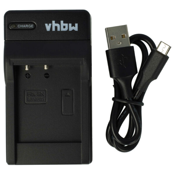 Carregador USB-C vhbw com Cabo para Câmara Sony Cyber-shot