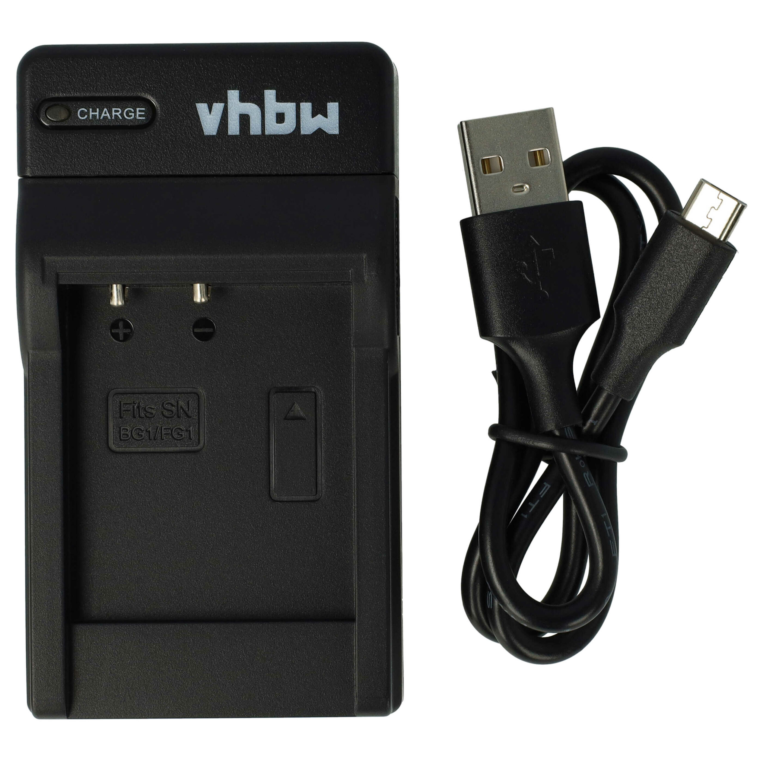 Carregador USB-C vhbw com Cabo para Câmara Sony Cyber-shot
