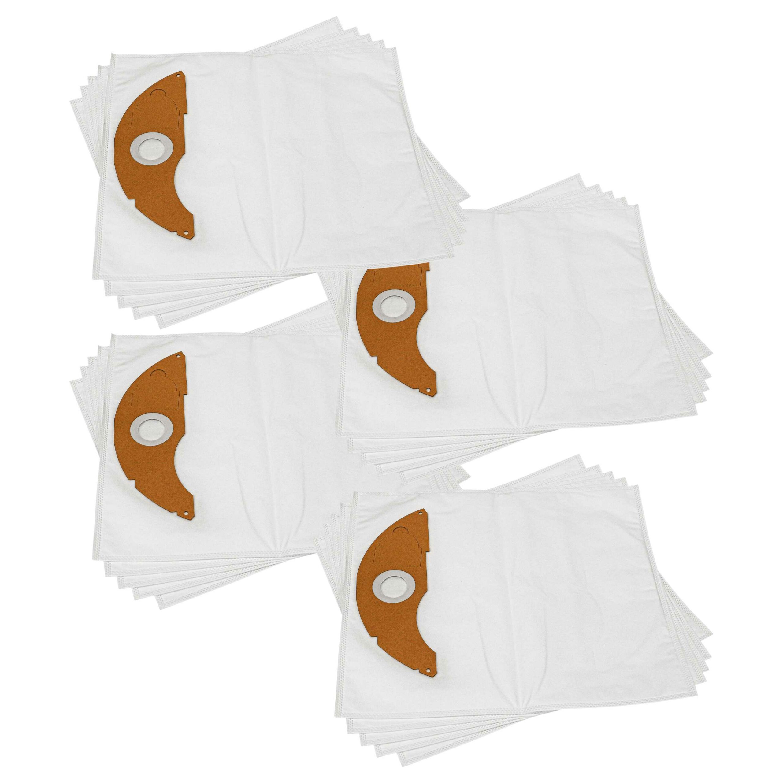 20x Sacos para Aspirador vhbw em Microfibra para Starmix eCRAFT 1422, APL-1422, PL-1422 (22 L)
