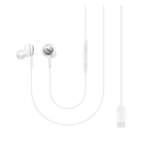 Auriculares Samsung EO-IC100 USB-C com microfone — brancos