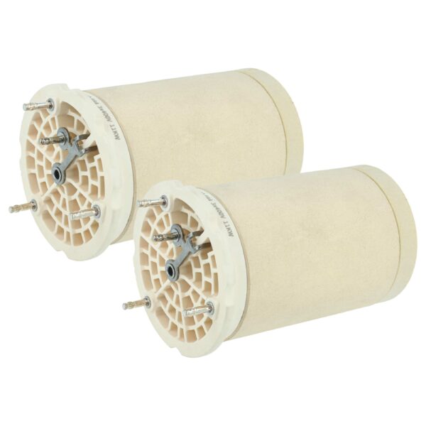 2x Elementos de aquecimento cerâmicos vhbw para pistolas de ar quente Leister LHS 61L e Vulcan – substituem 142.084