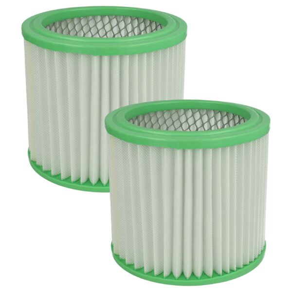 2x Filtro de Cartucho vhbw F7 para Aspirador de Cinzas Einhell e Parkside