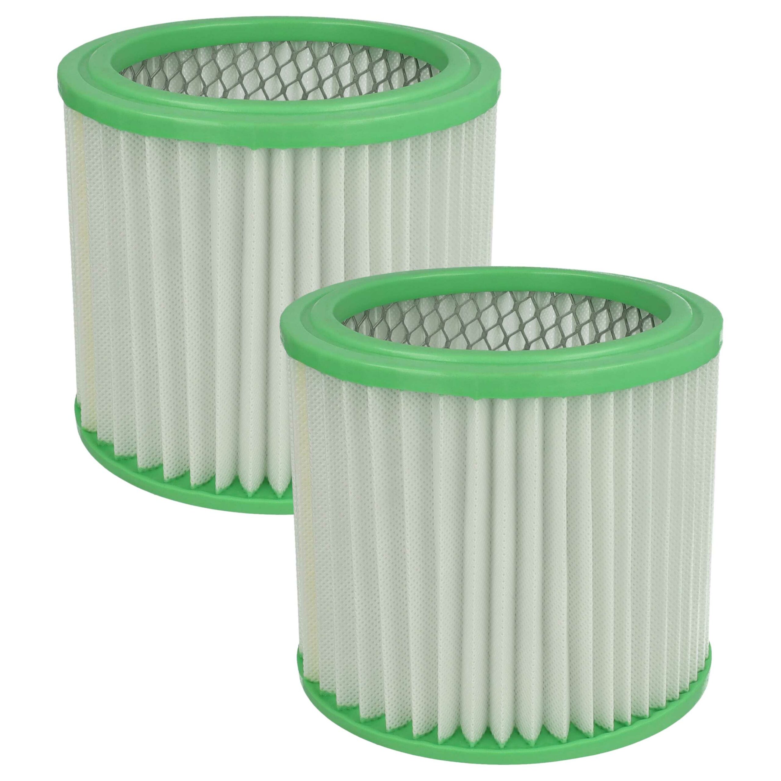 2x Filtro de Cartucho vhbw F7 para Aspirador de Cinzas Einhell e Parkside