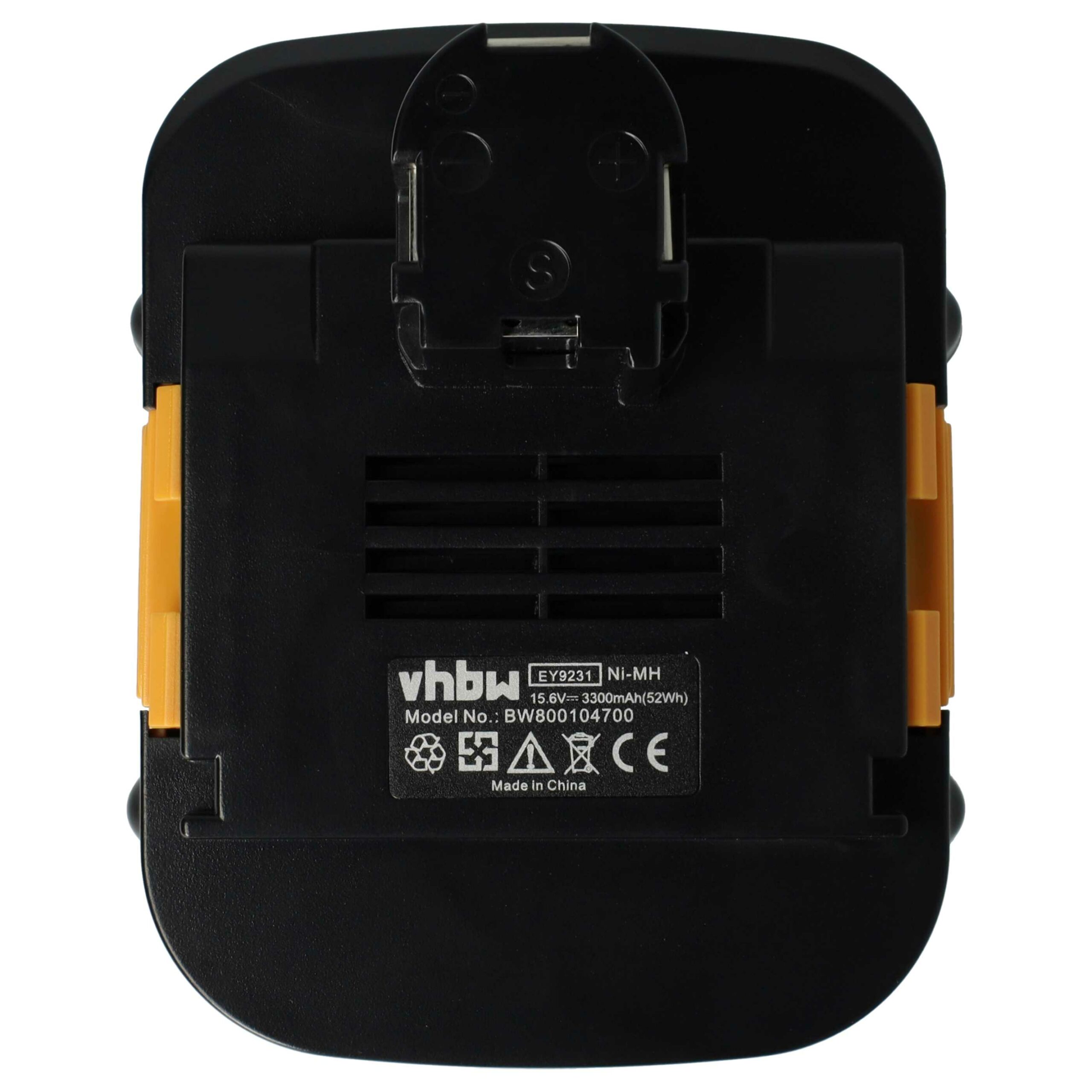 Bateria vhbw NiMH 3300 mAh, 15.6 V para Panasonic EY9137, EY9136B, EY9219 - Image 3