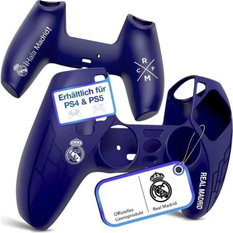 Set de Comando BLADE Real Madrid para PS5 com Capa de Silicone - Azul