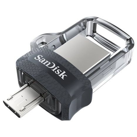 Pen Drive SanDisk Dual Ultra SDDD3-032G-G46, 32GB, USB 3.0, Preto