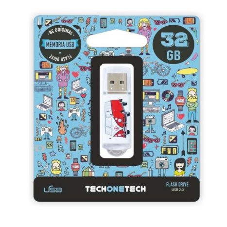 Pendrive Tech One Tech TEC4004-32 32GB USB 2.0 Camper