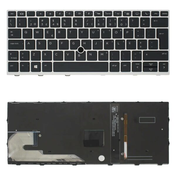 TECLADO RETROILUMINADO PARA PORTÁTIL HP ELITEBOOK 830 G5 G6 730 G5 G6 | V162726CK1 PORTUGUÊS