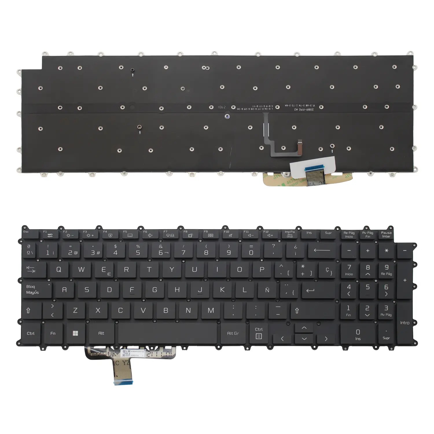 TECLADO RETROILUMINADO PARA PORTÁTIL LG GRAM 17Z90P 17Z90Q 17Z90R 17Z90S | SG-90970-XUA