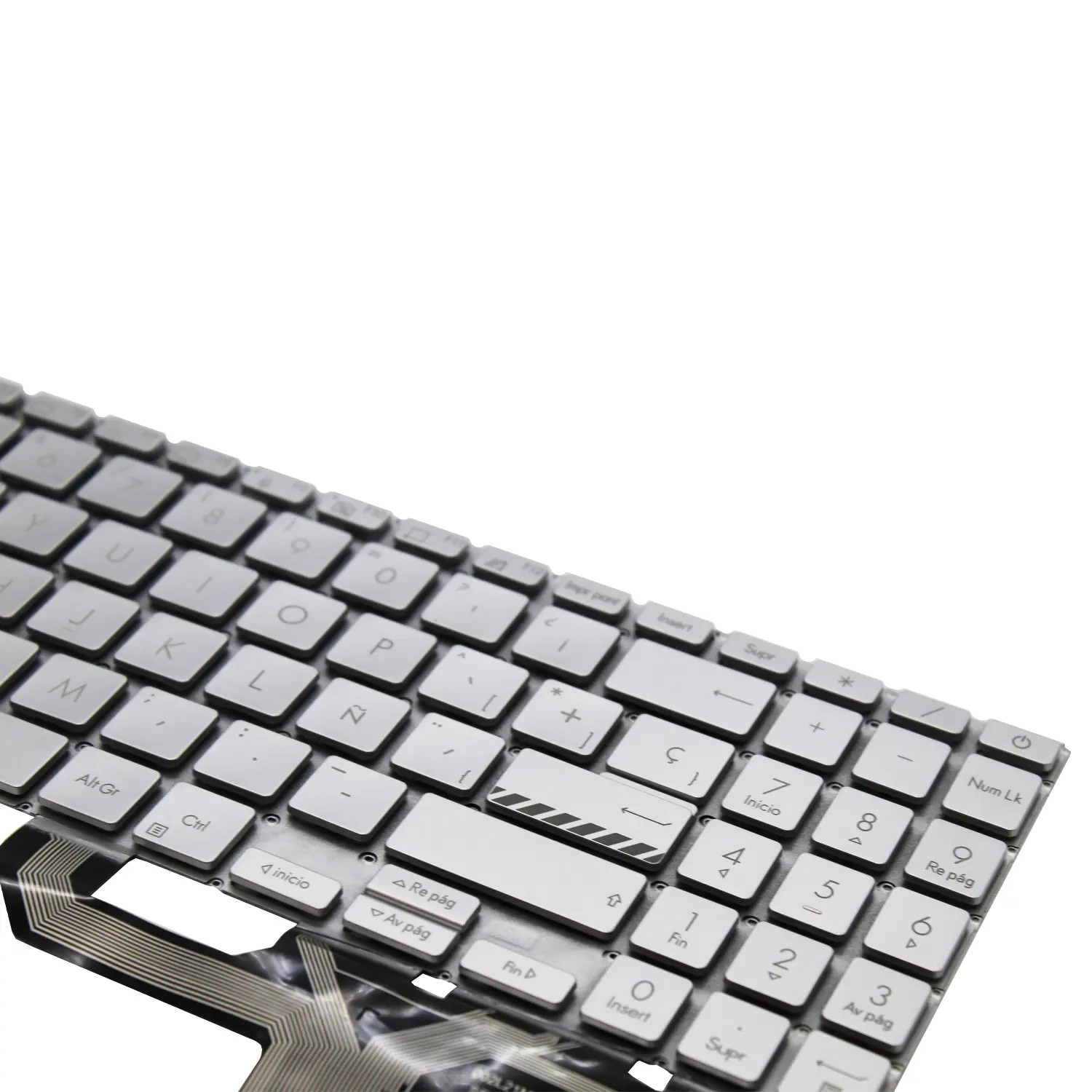 TECLADO PRATEADO PARA PORTÁTIL ASUS X1502 X1503 X1504 | 90NB0ZB1-R30US0 - Image 3